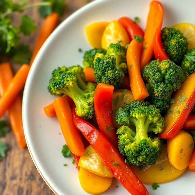 Vegetales a la Mantequilla con Hierbas Provenzales