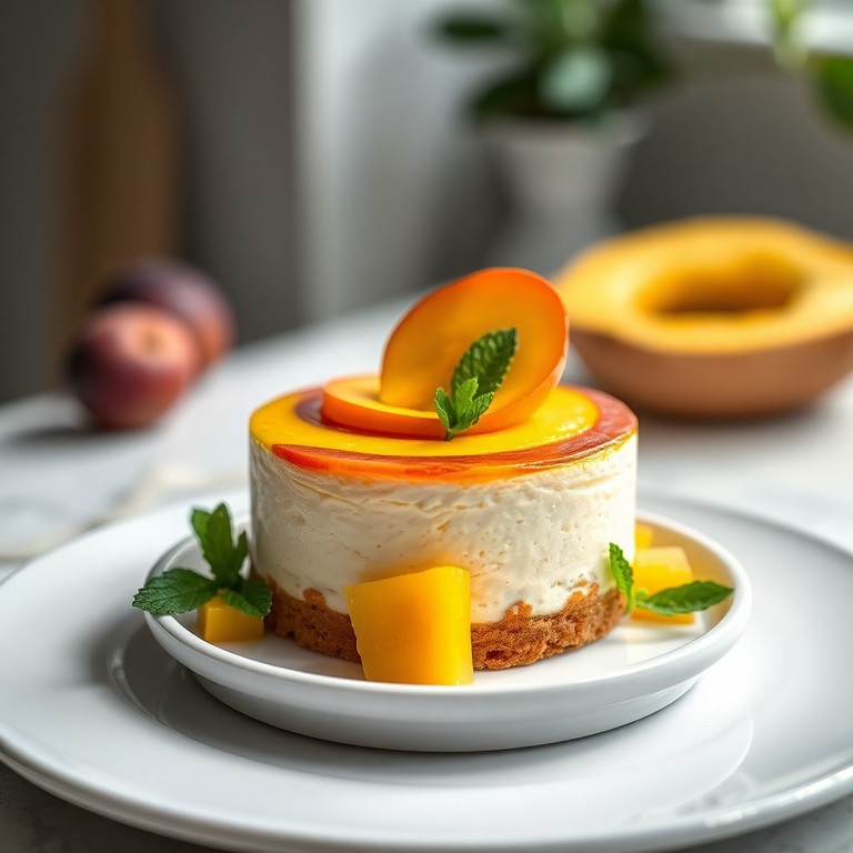 Cheesecake Tropical de Maracuyá y Mango