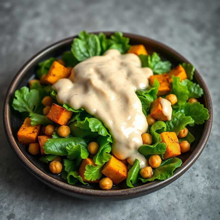 Zitroniges Tahini-Dressing zum Dippen