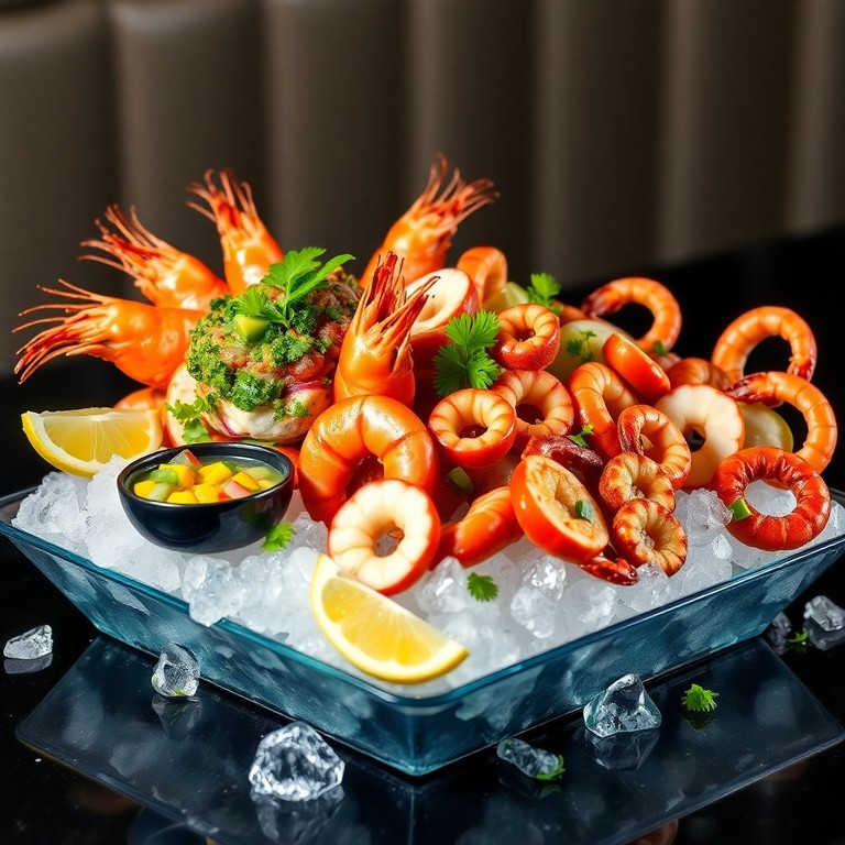 Luxurious Seafood Tower Platter