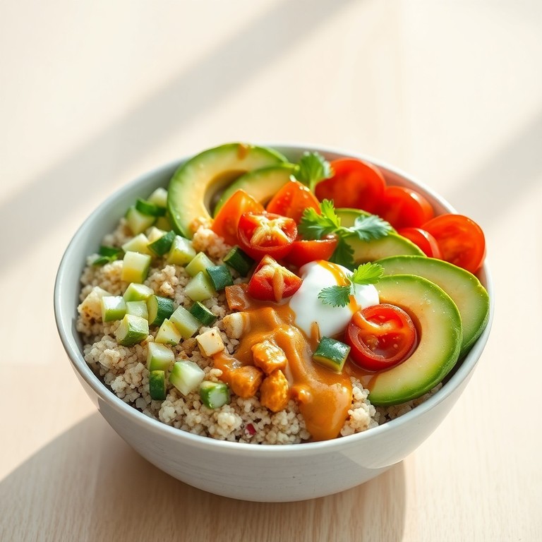 Buddha Bowl Équilibré aux Choux de Bruxelles Rôtis et Sauce Gingembre-Épices