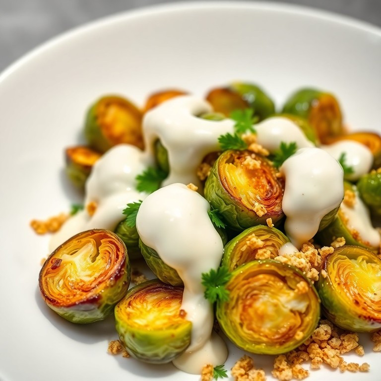 Choux de Bruxelles Sautés aux Épices et Céréales Croquantes