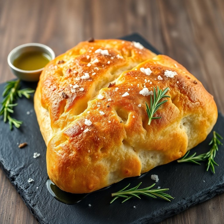 Focaccia Italiana Clássica