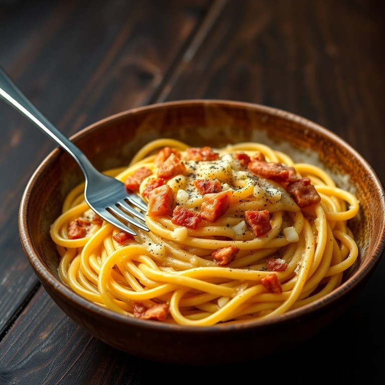 Macarrão à Carbonara em Uma Panela