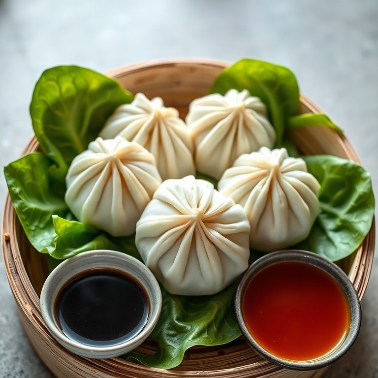 Baozi Farcis au Porc et Légumes Vapeur