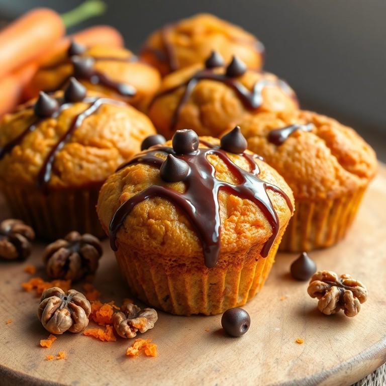Muffin de Cenoura Fofinho na Air Fryer