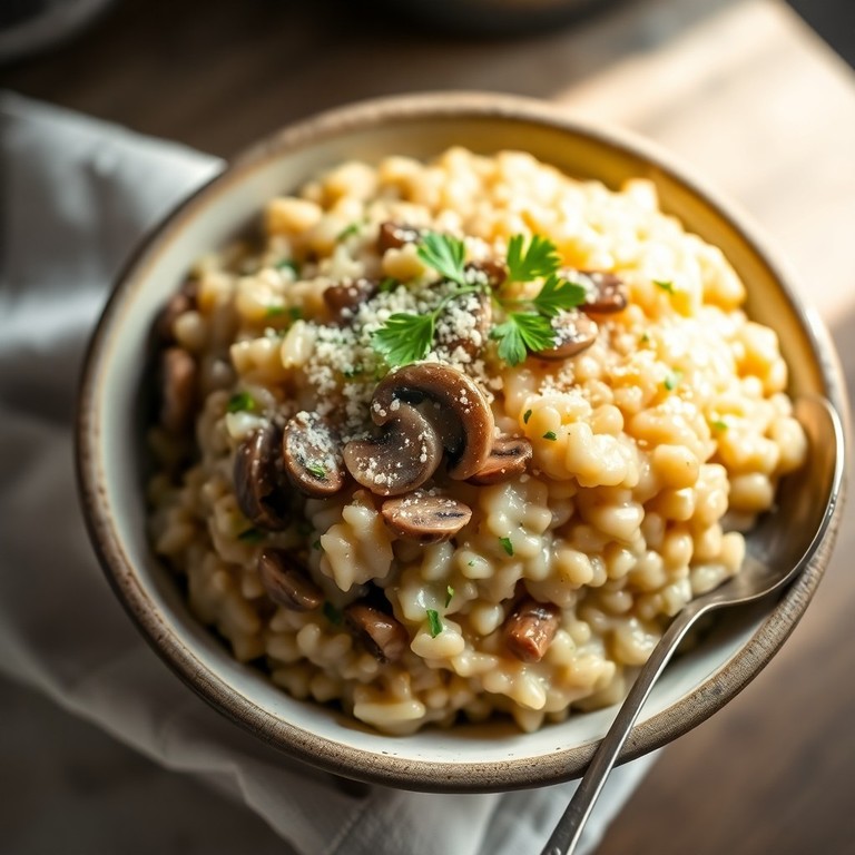 Creamy Mushroom Risotto