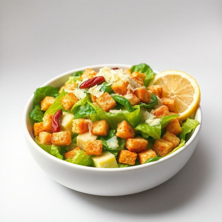 Classic Caesar Salad with Homemade Dressing