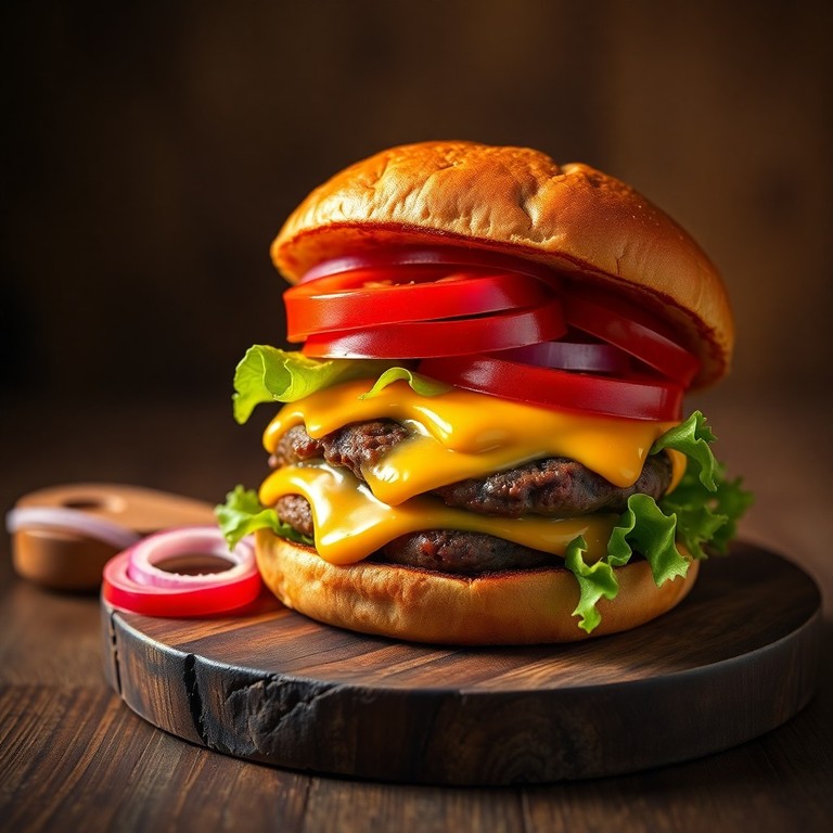 Hamburguesa Clásica Americana