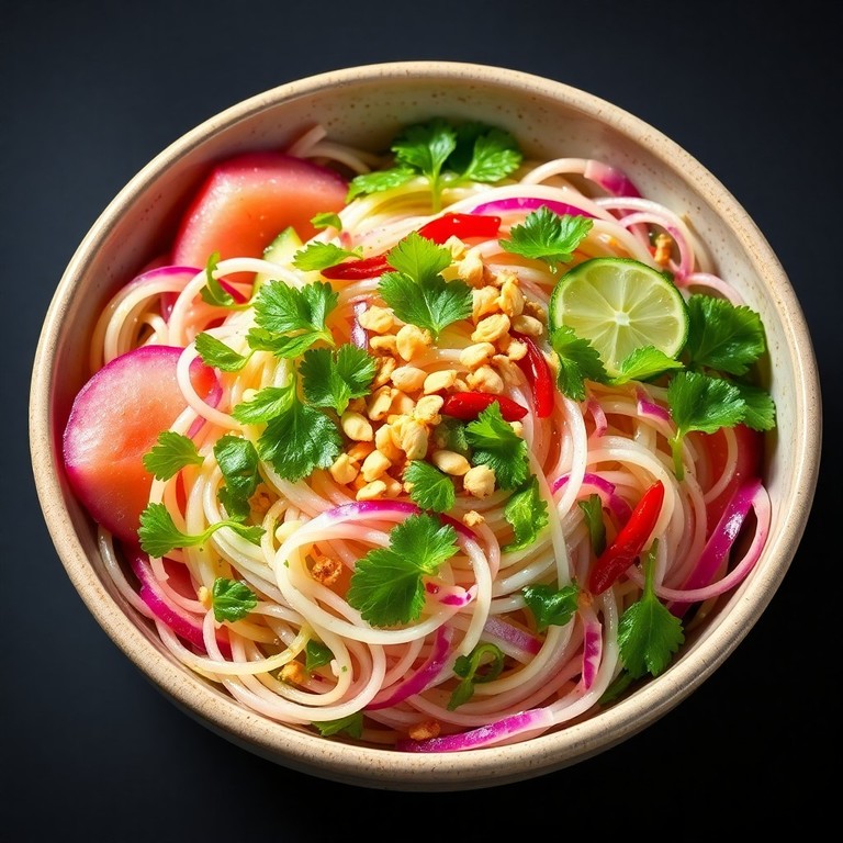 Thai Pomelo & Glass Noodle Salad with Tangy Lime Dressing