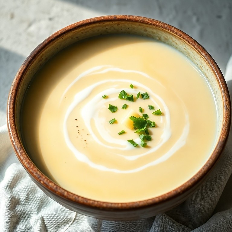 Knolselderijsoep met Kokosmelk en Gember