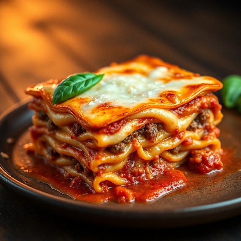 Lasaña Clásica de Carne Molida y Verduras