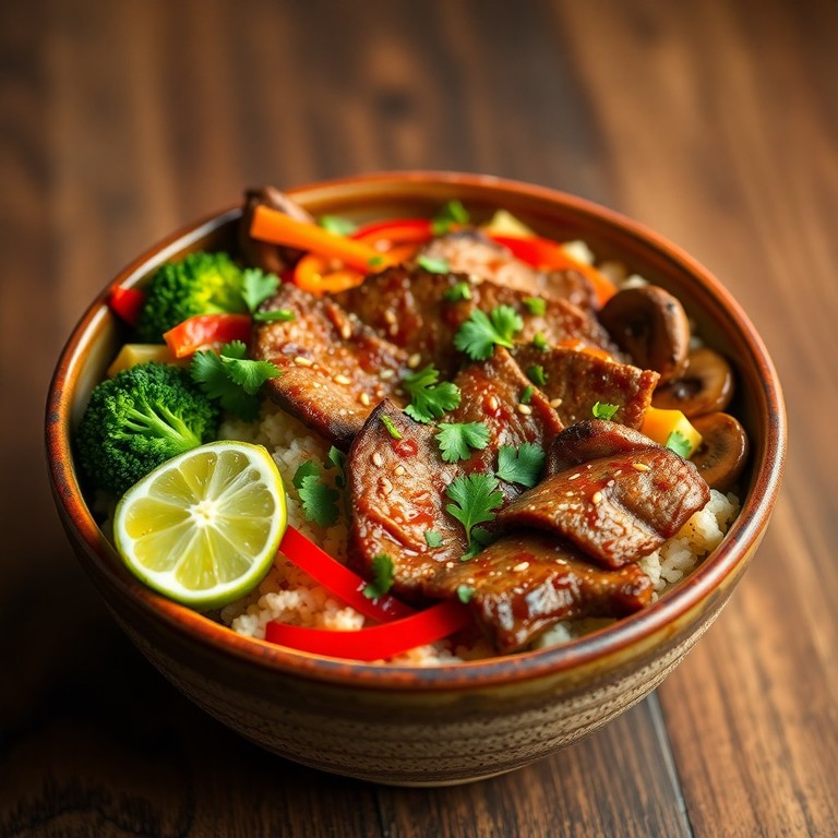 Keto Beef and Cauliflower Rice Bowl