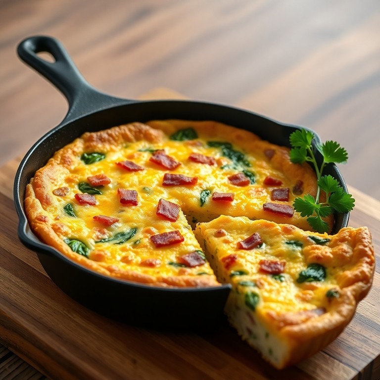 Keto Bacon and Veggie Frittata