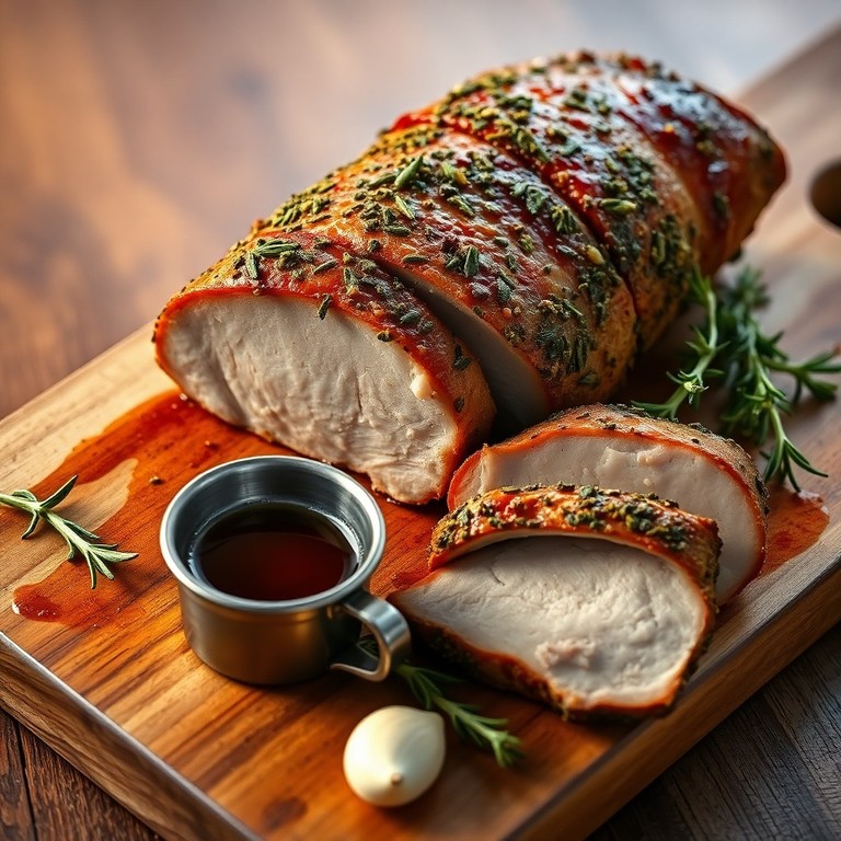 Herb-Crusted Keto Roast Pork