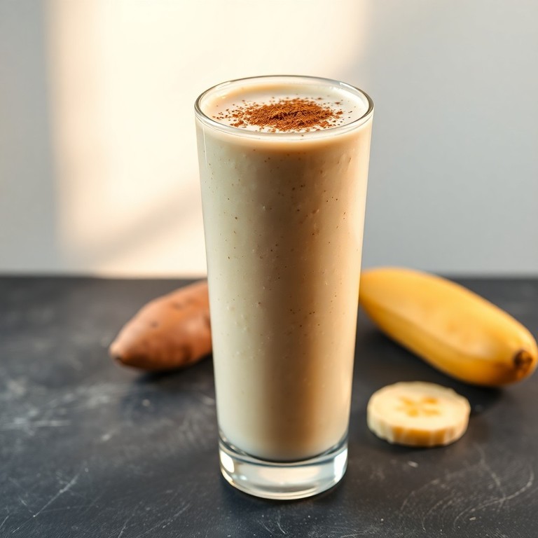 Romige Aardappel-Banaan Smoothie met Specerijen