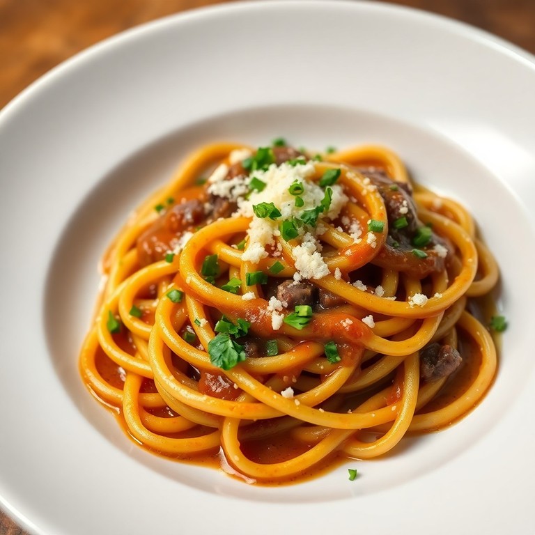 Italienische Butter-Nudeln mit Reichhaltigem Rinder-Fond
