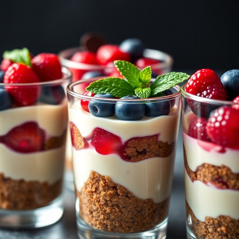 Cheesecake de Frutos Rojos Rápido en Vaso (Sin Hornear) (2)