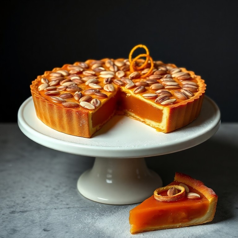 Tarta de Naranja Valenciana y Almendras con Mermelada Casera