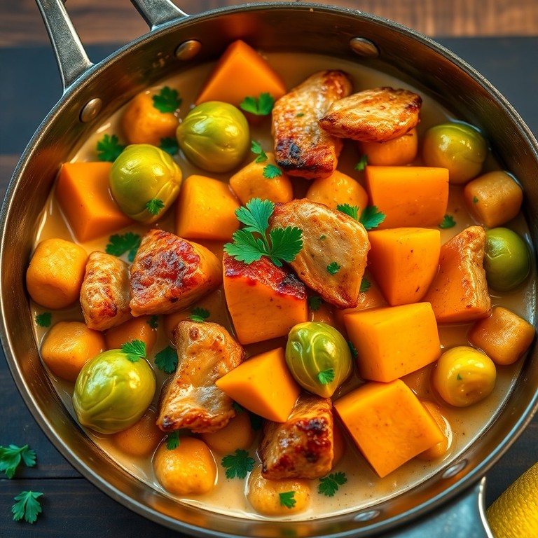 Herbstliche Hokkaido-Kürbis-Pfanne mit Gnocchi