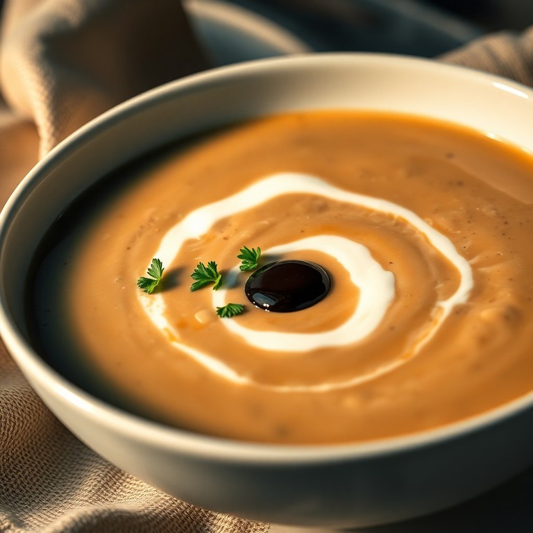 Klassische Champignon-Cremesuppe