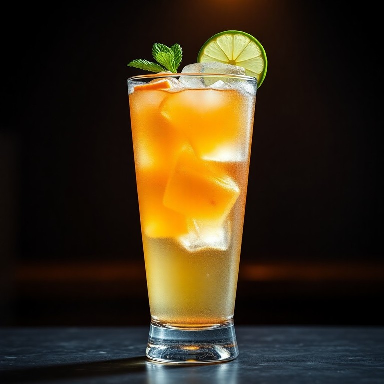 Symphonie Givrée aux Agrumes et Jus Exotique