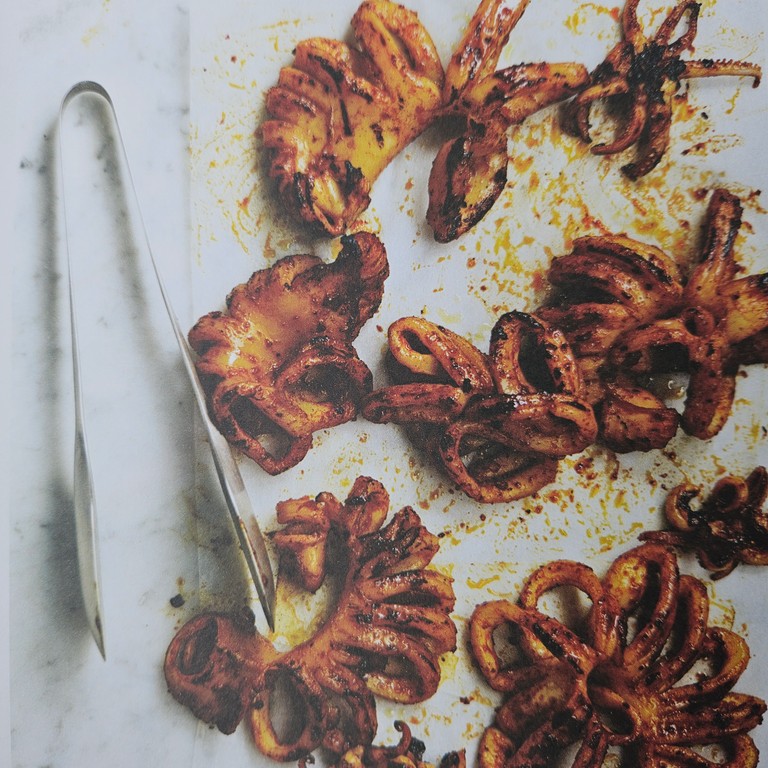 Korean Barbecued Squid