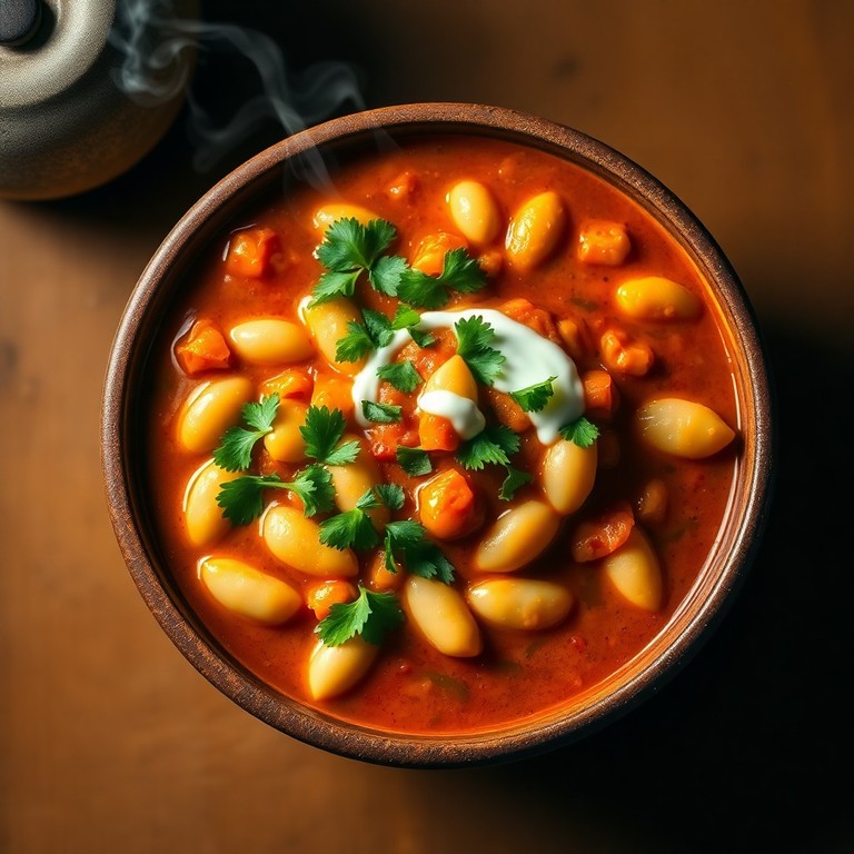 Spicy Butter Bean and Tomato Curry Stew