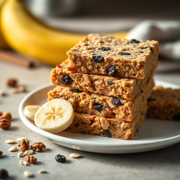 Gezonde Banaan-Havermout Energy Bars uit de Airfryer