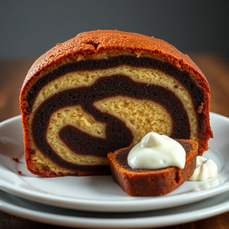 Klassischer Amerikanischer Marmor-Pound Cake