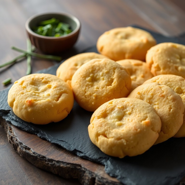 Biscoito Crocante de Polvilho e Queijo (Cookie Salgado)