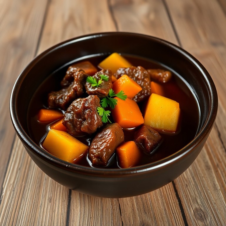 Klassieke Rundvlees Stoofpot met Minimale Zoutinname