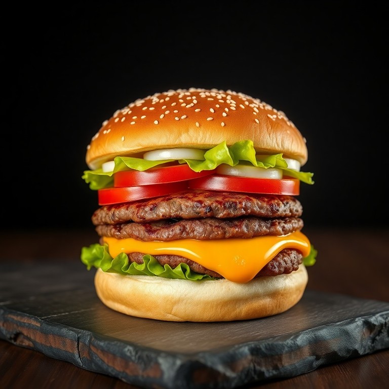 Whopper-Style Burger mit Spezial-Sauce