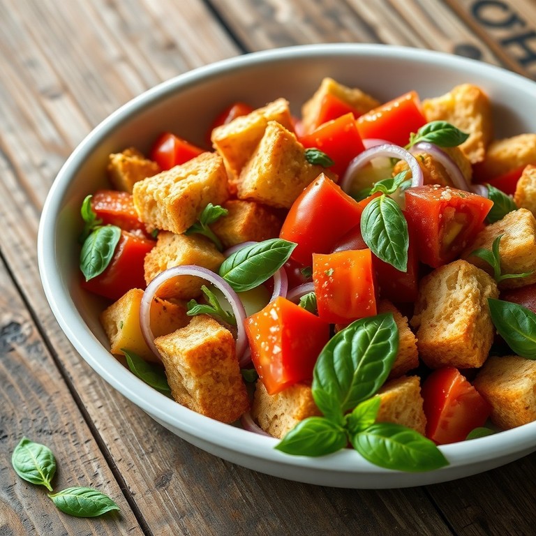 Klassische Panzanella – Toskanischer Brotsalat