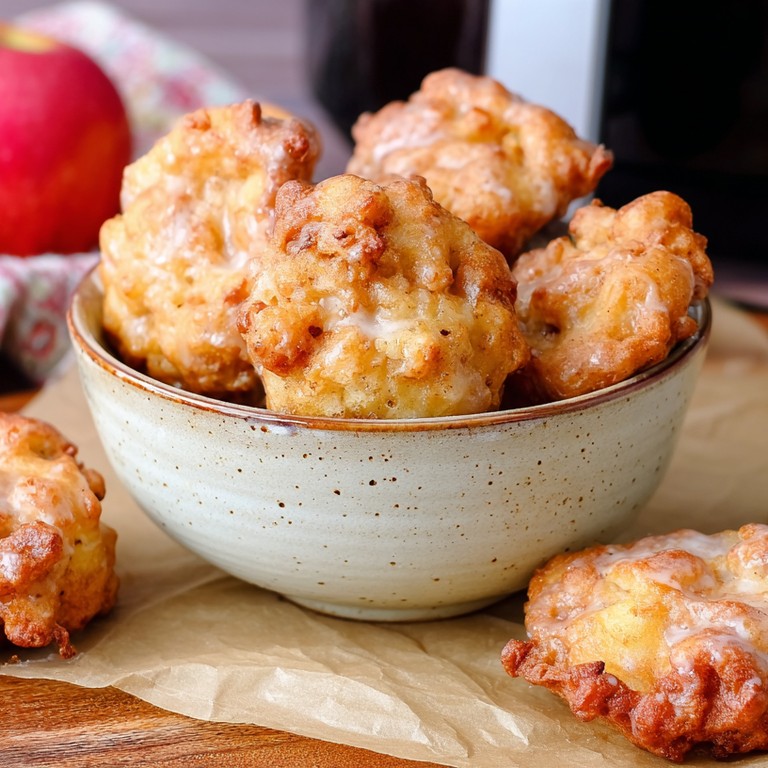 Apfelkrapfen aus dem Airfryer
