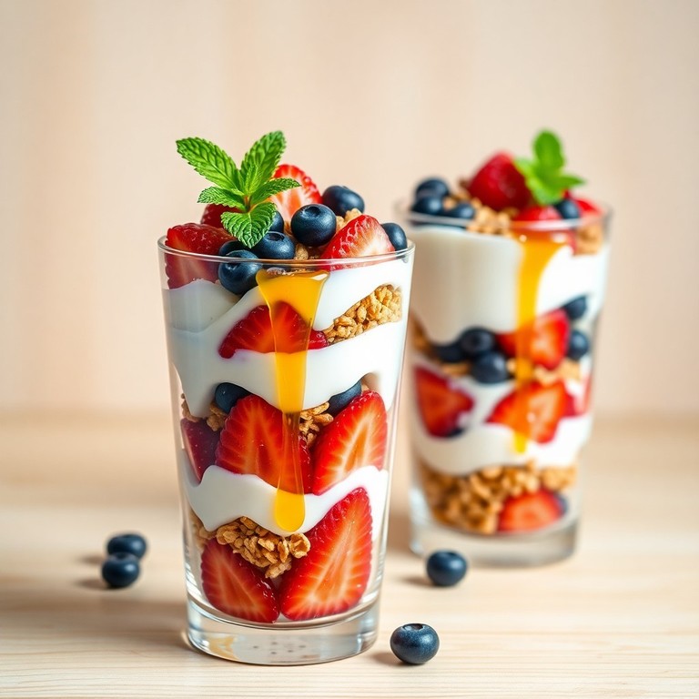 Parfait di Frutta e Cereali Integrali con Yogurt Greco e Kefir (2)