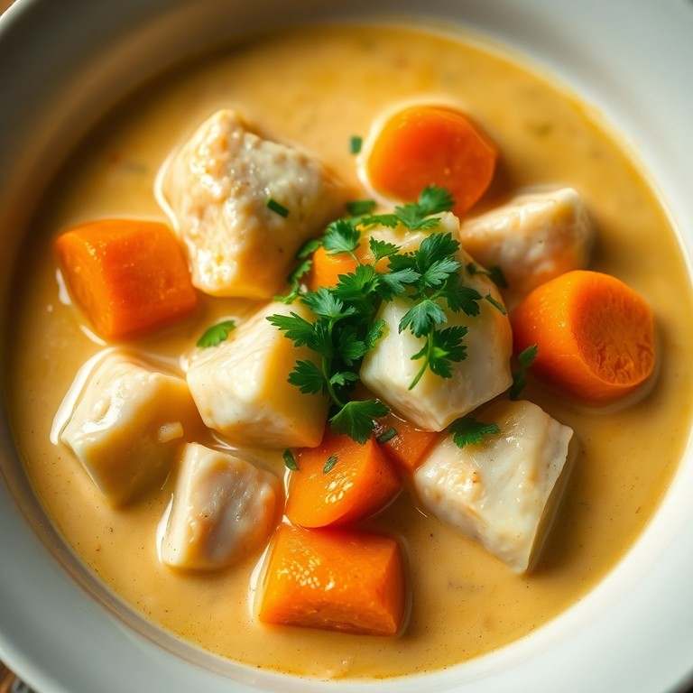 Romige Pladijsstoofpot met Aardappelen en Wortelen