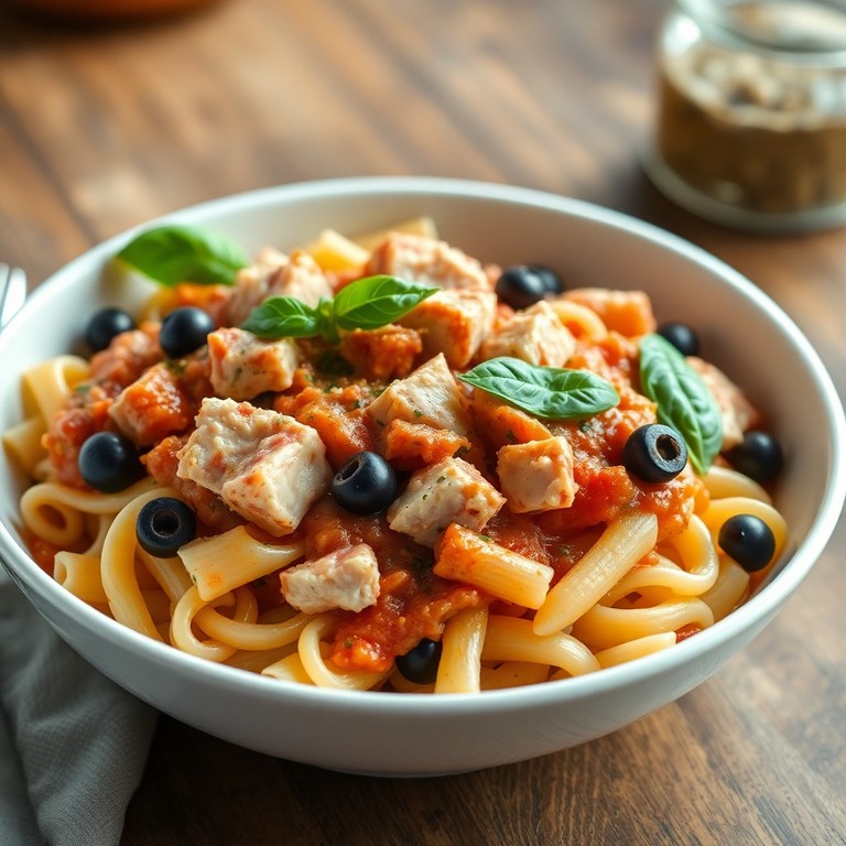 Mediterrane Thunfisch-Pasta