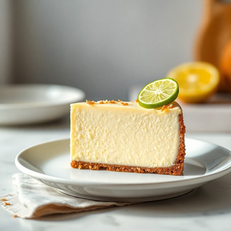 Cheesecake Vegano de Coco y Limón