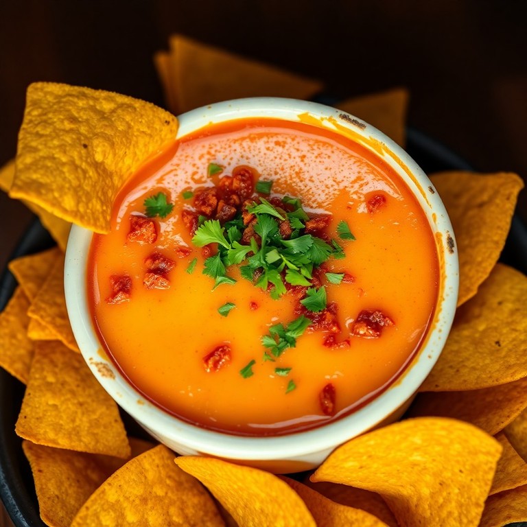 Dip Cremoso de Takis y Queso Fundido