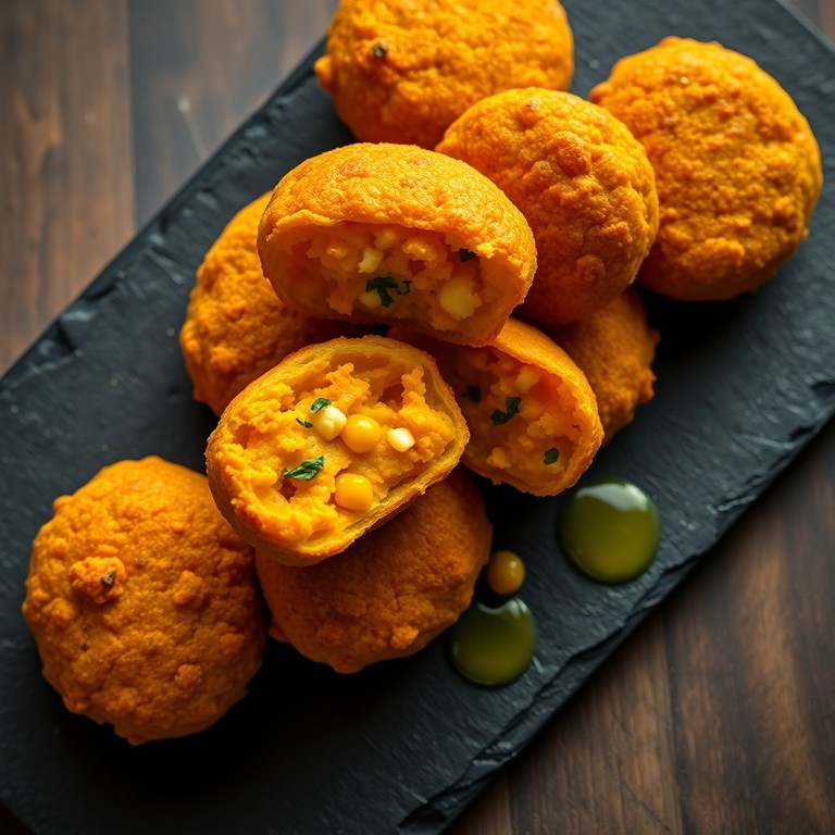 Crocchette di Ceci e Zucca alla Mediterranea con Scamorza