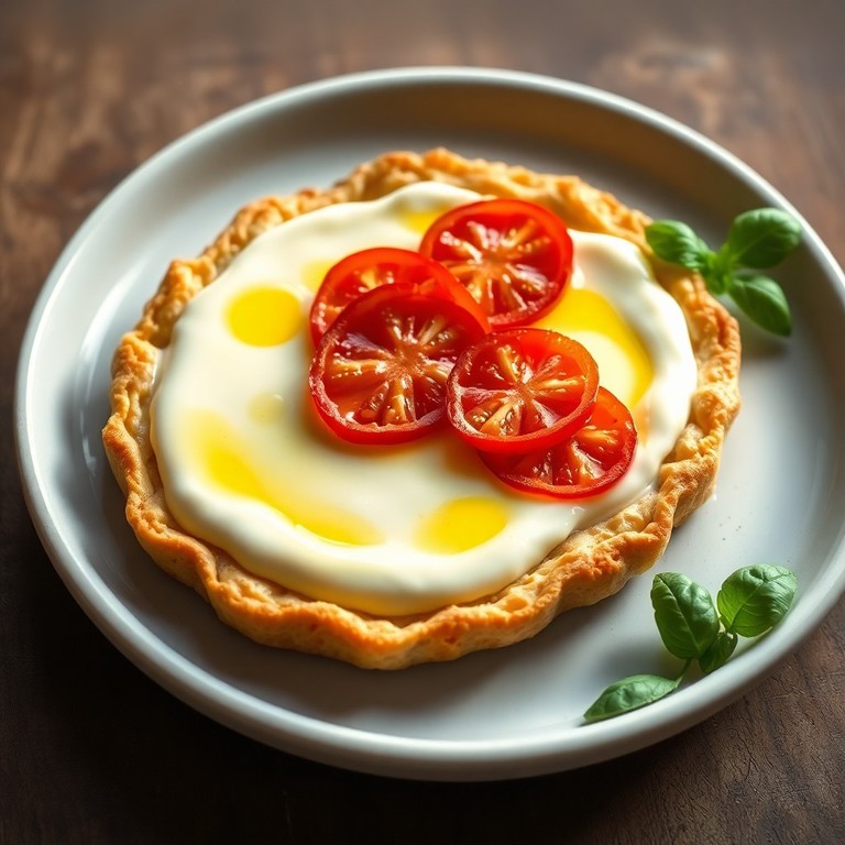 Tarte Rustique Tomate-Yaourt sur Pâte Brisée