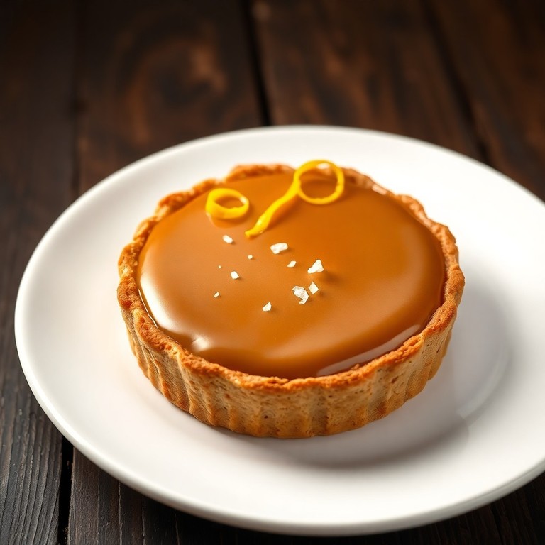 Tarte de Doce de Leite com Massa Crocante de Biscoito