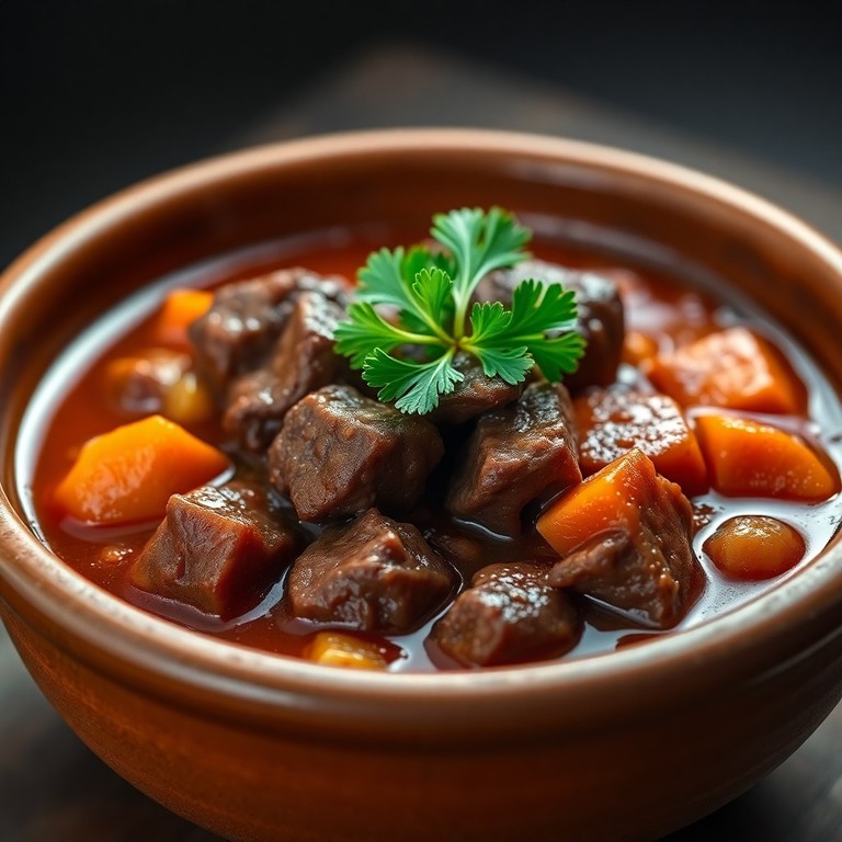 Carne de Vaca Guisada al Estilo Tradicional