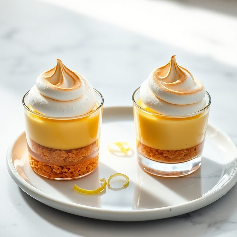 Tarta de Limón Clásica en Vasito (Lemon Pie Shot)