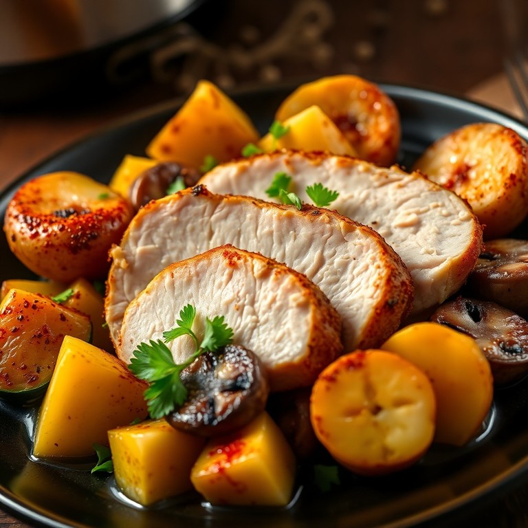 Rôti de Porc Mijoté aux Légumes (Cookeo)