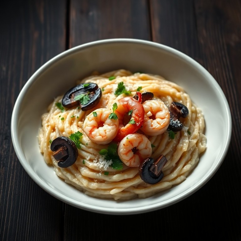 Creamy Shrimp and Wild Mushroom Risotto