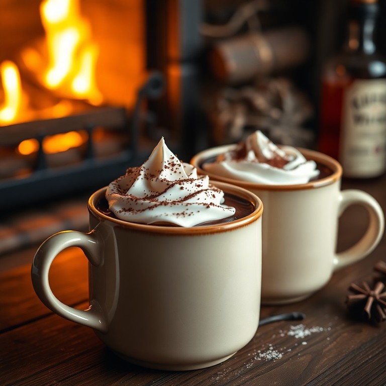 Luxuriöse Heiße Whiskey-Schokolade