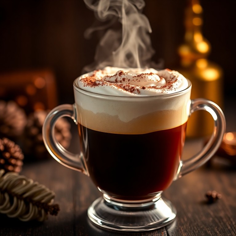 Aromatischer Amaretto-Kaffee-Cocktail