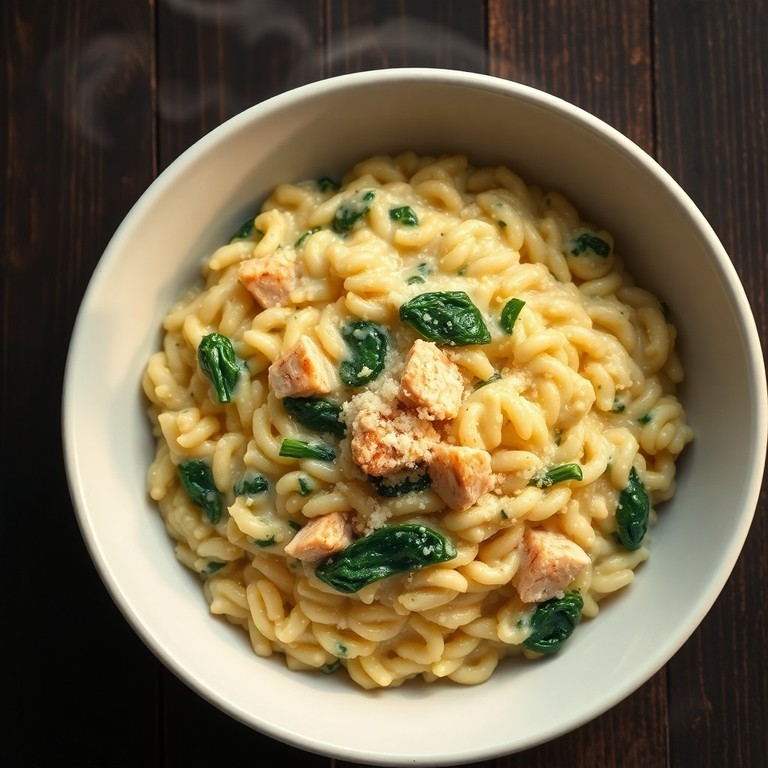 Risotto Crémeux à la Dinde et aux Épinards au Cookeo